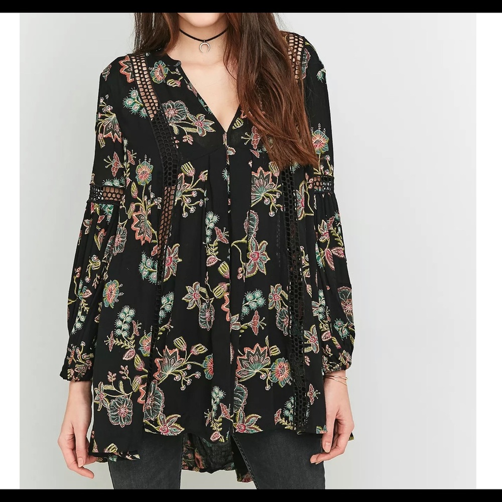 Free People just the two of us tunic black